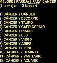 Co-fhreagarrachd zodiac Capricorn agus Cancer