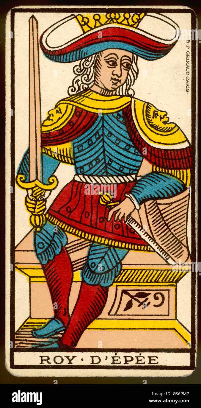 Page of Swords trong Marseille Tarot